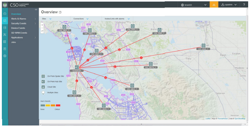 Figure 3: Contrail Service Orchestration Customer Portal